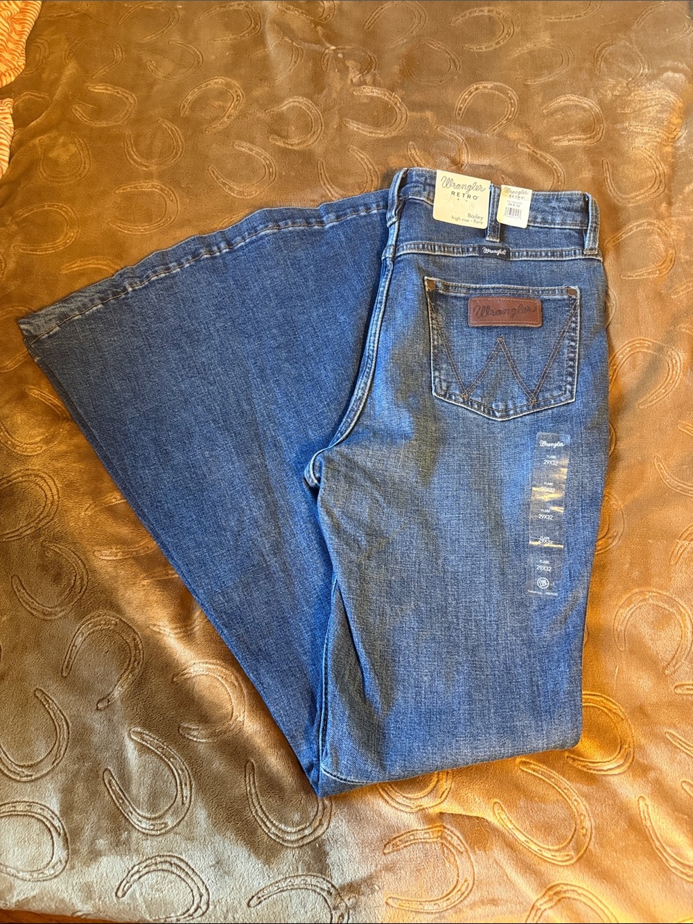 Wrangler Women's Blue Flare Jeans